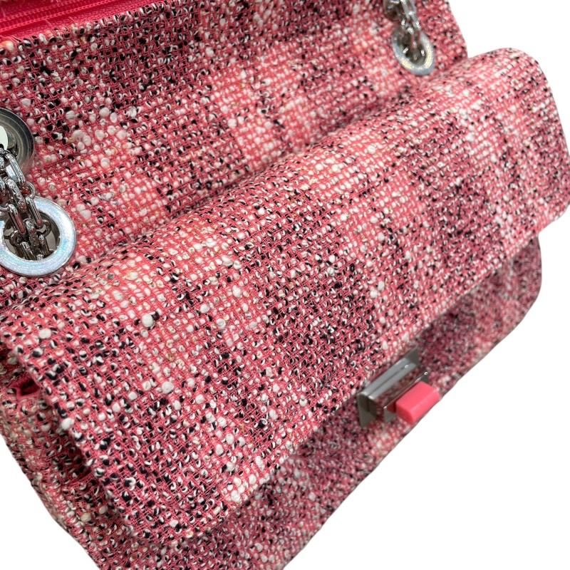 CHANEL Mini Matelassé 20 Bag in Navy, Red, White & Silver Hardware