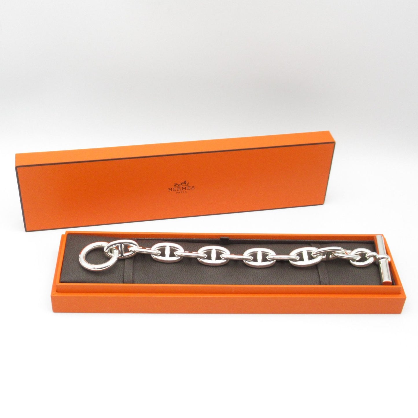 HERMES Chaine d'Ancre TGM Bracelet in Silver 925 - Timeless Elegance