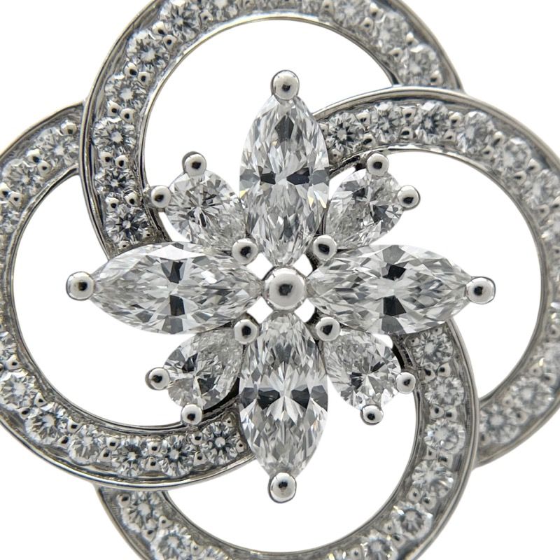 Tiffany & Co. Victoria Cluster Diamond Necklace in Platinum
