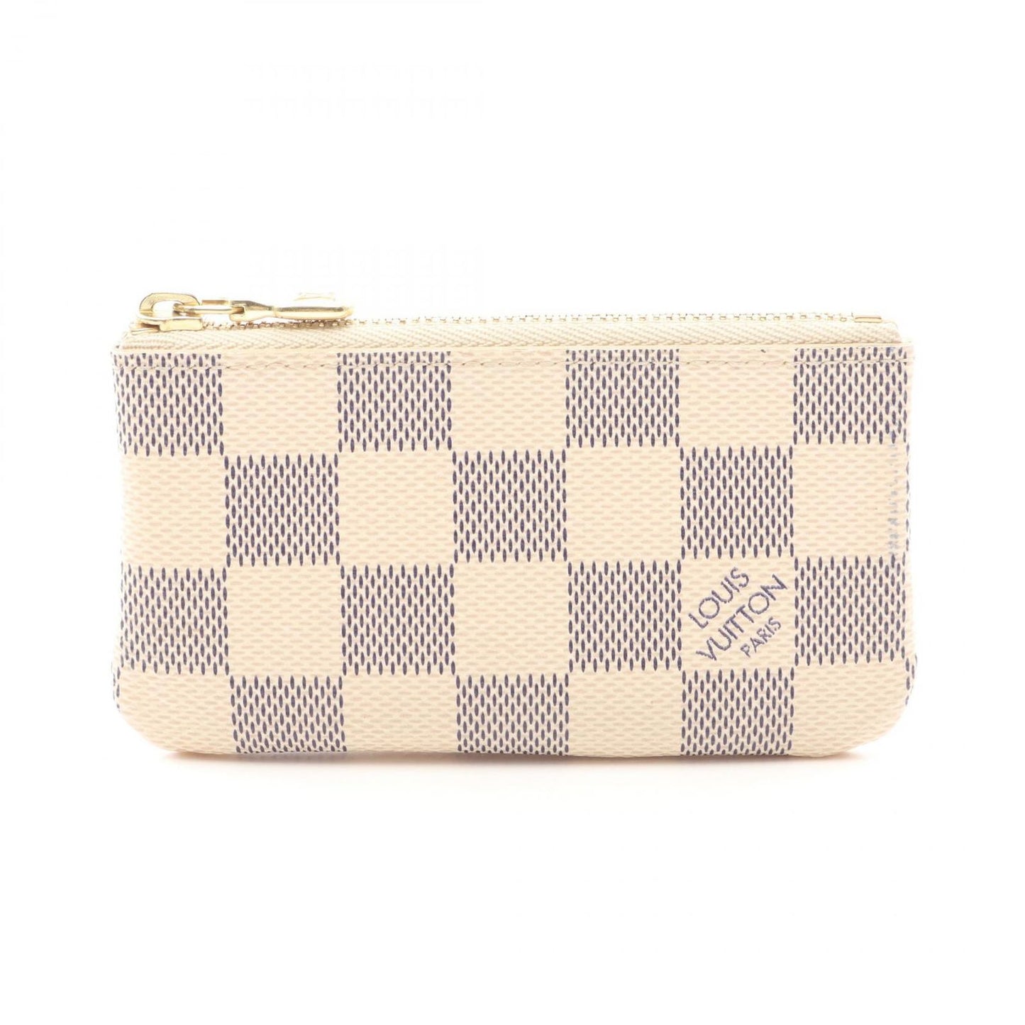 Louis Vuitton Pochette Clé Coin Case - Exquisite White Damier Azur