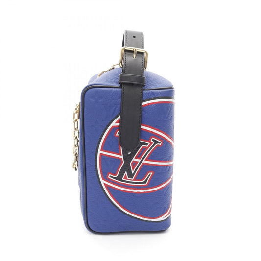 LOUIS VUITTON x NBA Cloak Dopp Kit Handbag - Blue Leather