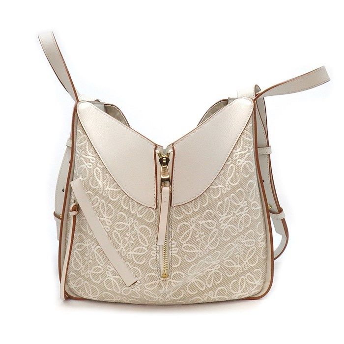 LOEWE Hammock Small Handbag in Ecru & Soft White - Exquisite Craftsmanship