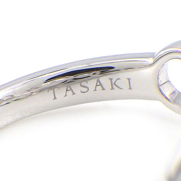 TASAKI Enima Circle Ring with 4 Pearls in K18 White Gold