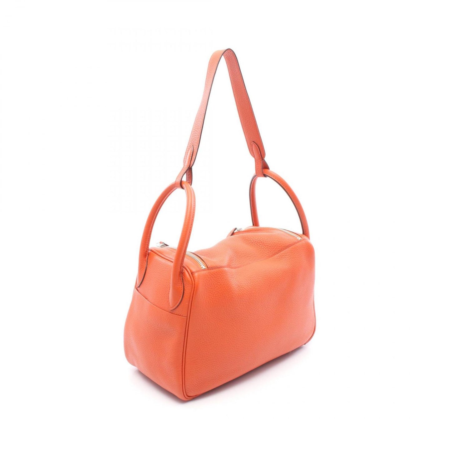 HERMES Lindy 30 Shoulder Bag in Tadelakt Leather - Exquisite Craftsmanship