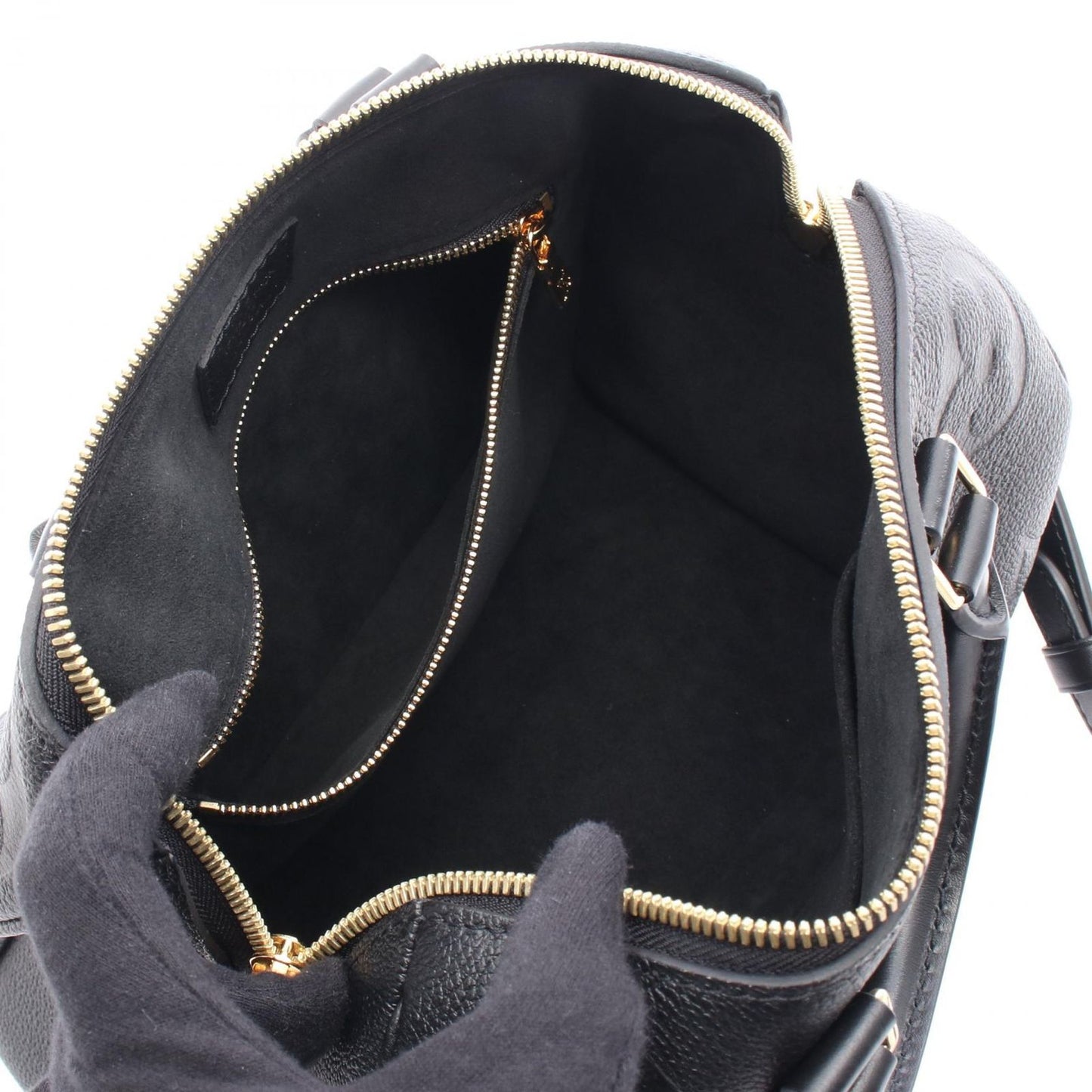 Louis Vuitton Speedy Bandoulière 25 Monogram Empreinte Giant Noir Handbag