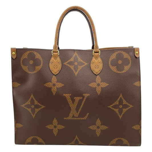 Louis Vuitton OnTheGo GM Monogram Giant Reverse Tote - Brown