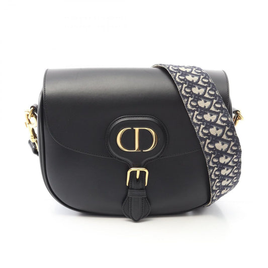 Dior Bobby Large Black Leather Shoulder Bag - Timeless Elegance