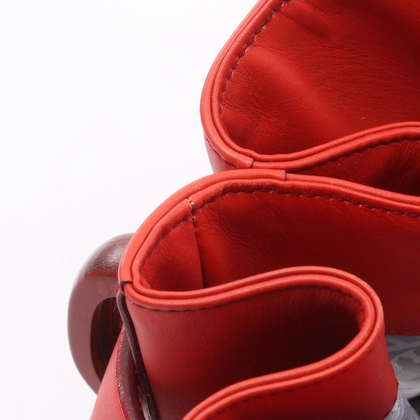 Salvatore Ferragamo Red Leather Tote Bag - Timeless Elegance