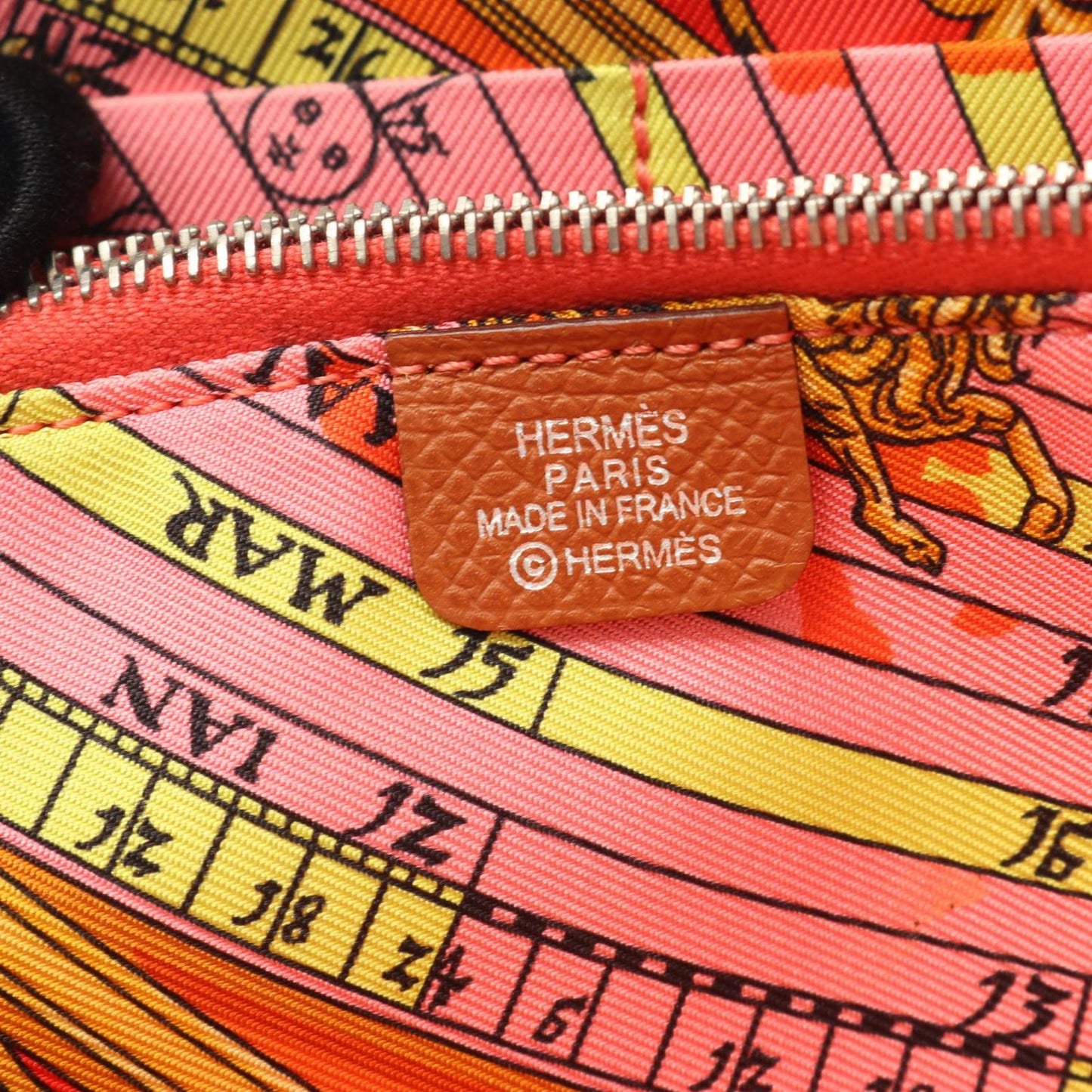 HERMES Azap Long Wallet in Cognac Silk-In - Exquisite Craftsmanship