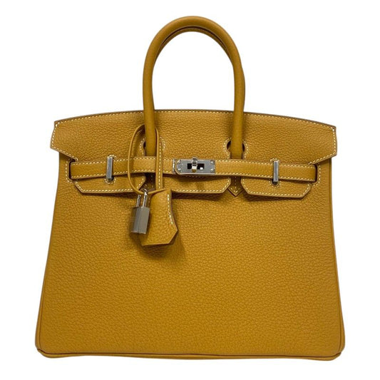 HERMES Birkin 25 Natural Sable with Silver Hardware - Pristine Condition