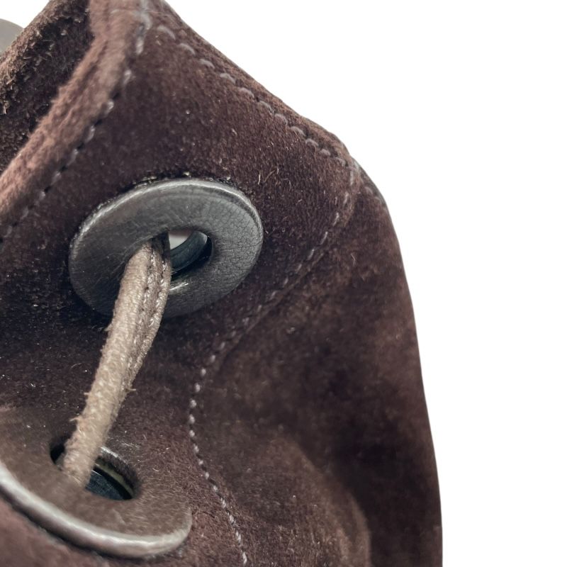 CHANEL Dark Brown Suede Coco Mark Backpack - Timeless Elegance