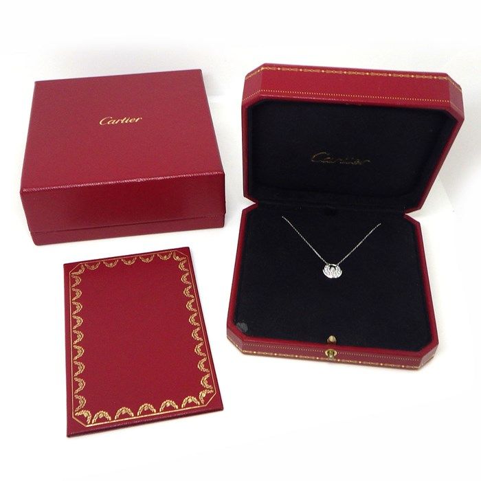 Cartier Amulette XS Diamond Necklace in K18 White Gold