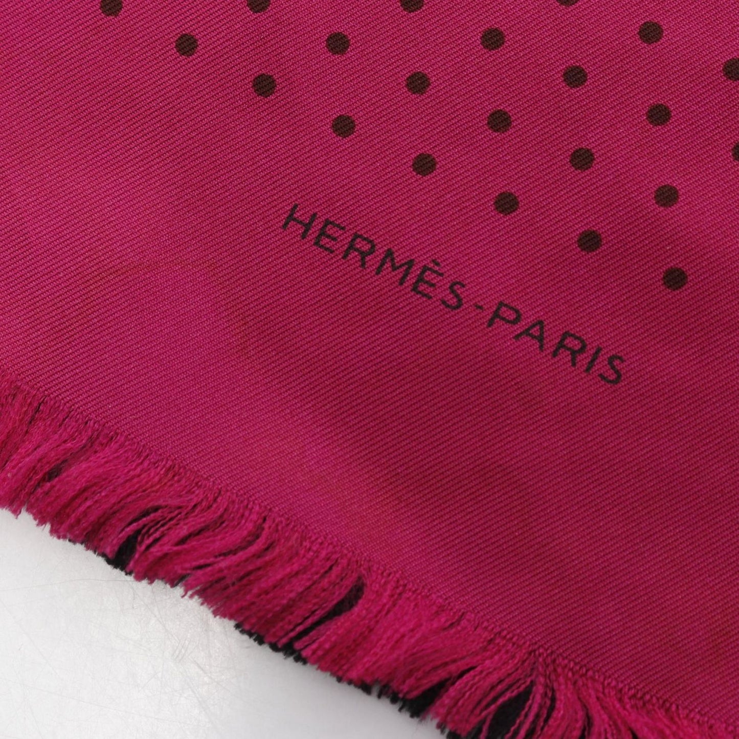 HERMES Silk Scarf in Navy/Pink - Exquisite Luxury Accessory