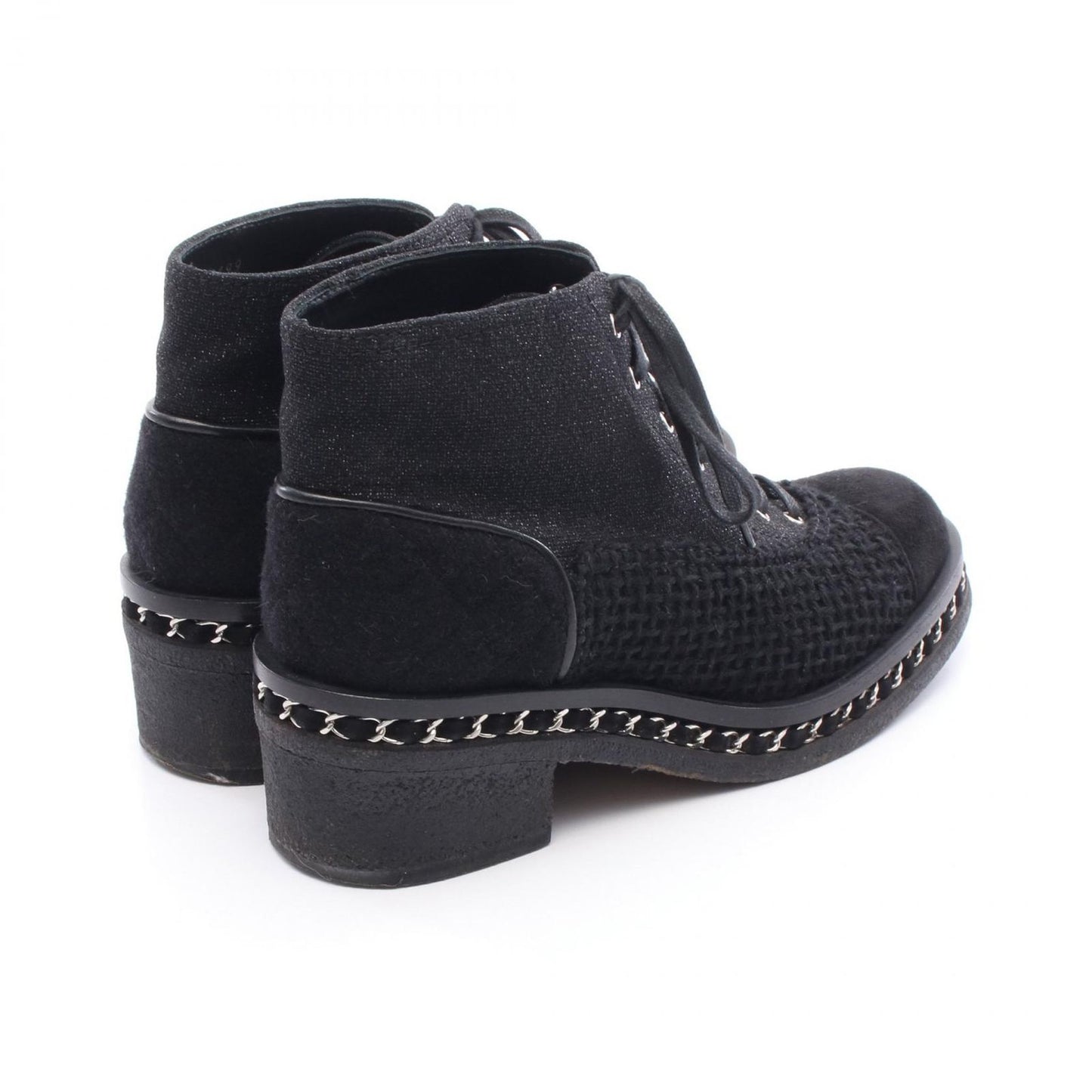 CHANEL Matelassé Suede Wool Boots - Timeless Elegance