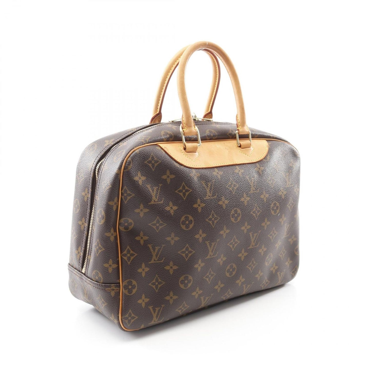 Louis Vuitton Deauville Bowling Vanity Monogram Handbag - Timeless Elegance