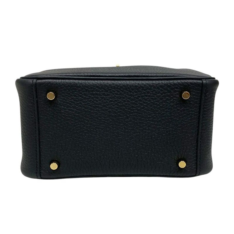 HERMES Lindy Mini K刻 Black & Gold Hardware - Exquisite Luxury Handbag