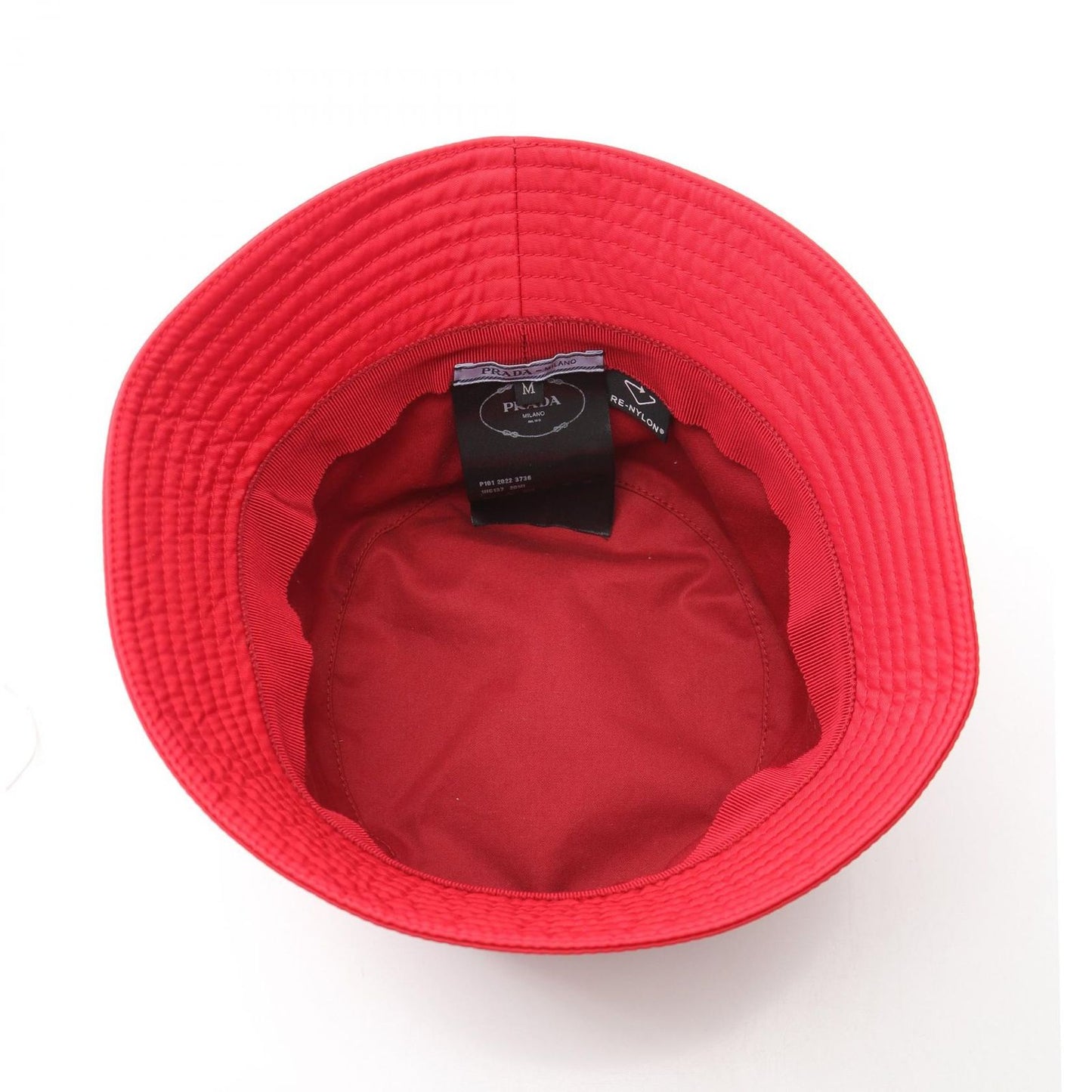 PRADA Re-Nylon Bucket Hat in Red - Unused Luxury Accessory