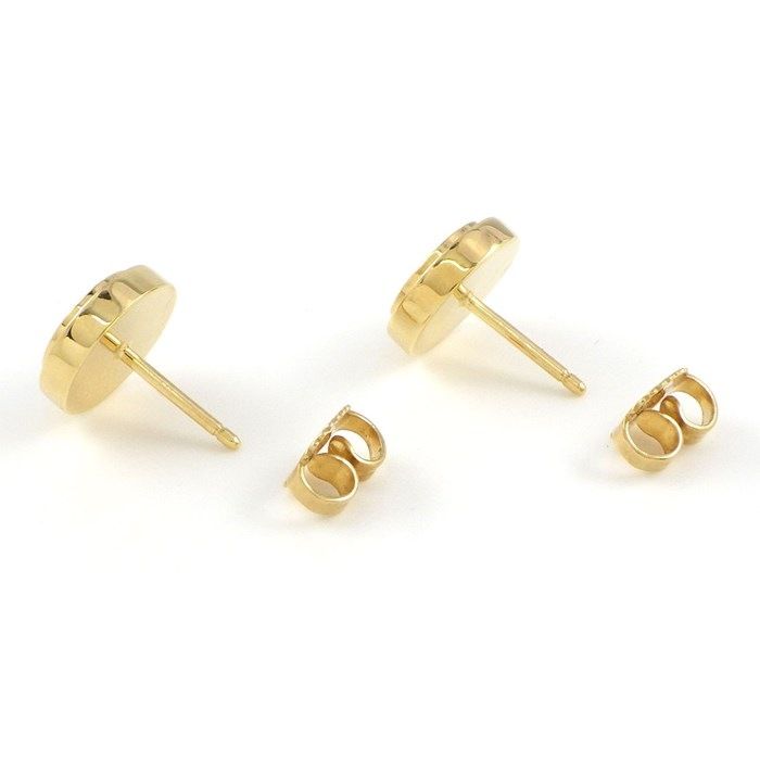 Tiffany & Co. T Circle Onyx Earrings in 18K Yellow Gold