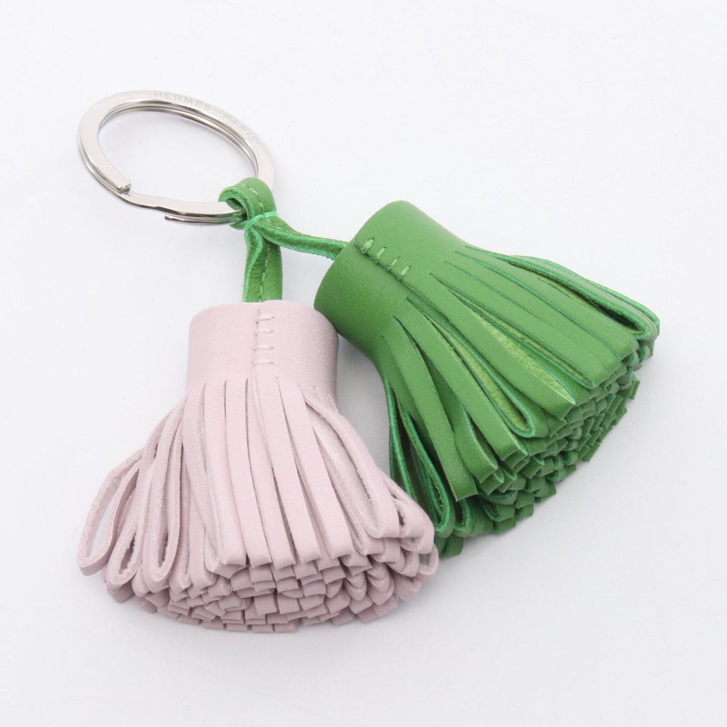 HERMES Carmen Uno Dos Charm in Veil Yucca & Mauve Pale