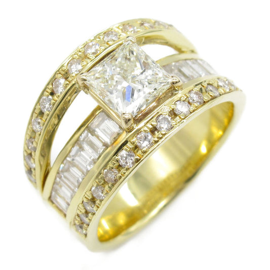 Exquisite K18 Yellow Gold Diamond Ring - 1.01ct Luxury Jewelry