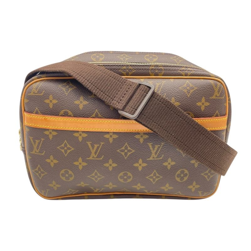 Louis Vuitton Reporter PM Monogram Canvas Shoulder Bag - Brown