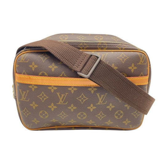 Louis Vuitton Reporter PM Monogram Canvas Shoulder Bag - Brown
