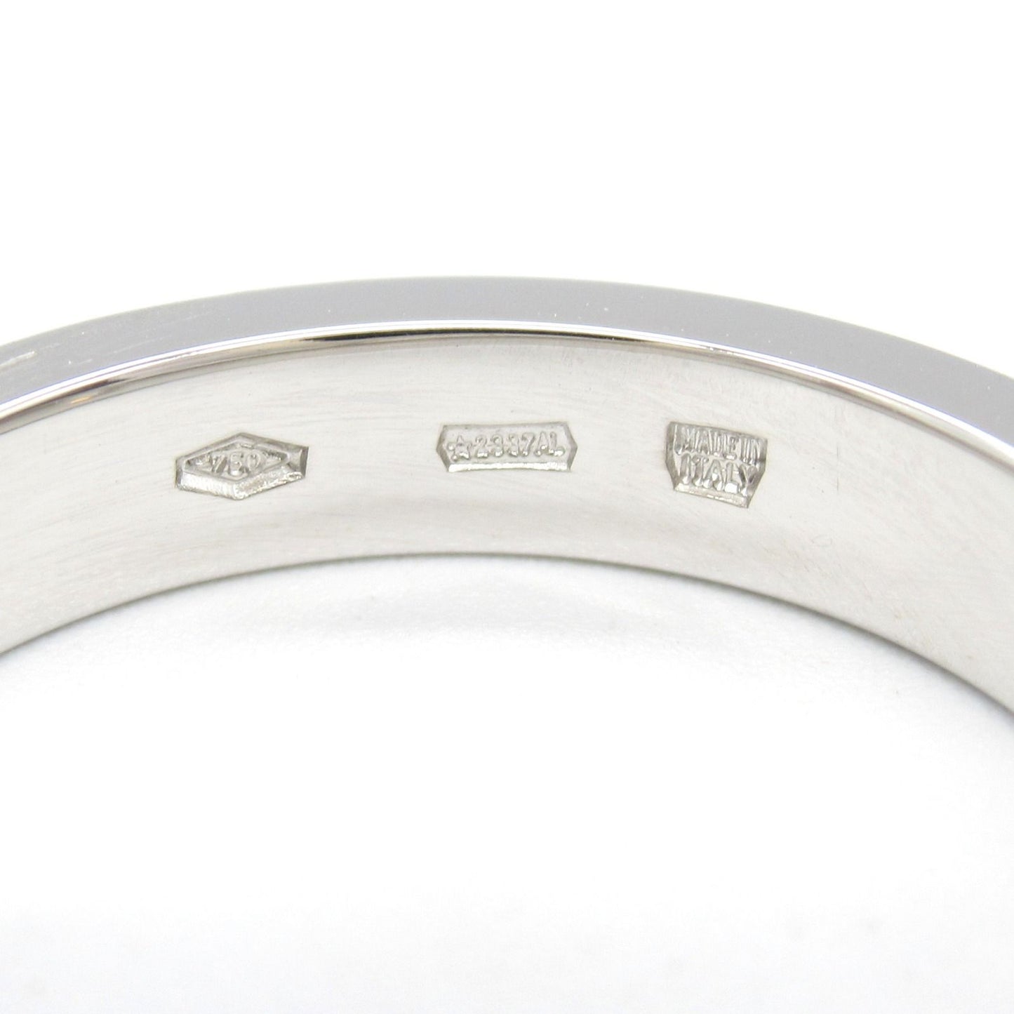 BVLGARI B-zero1 Diamond Ring in 18K White Gold - Unisex Elegance