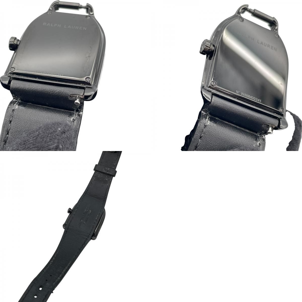 RALPH LAUREN Stirrups Small Black SS Quartz Ladies Watch