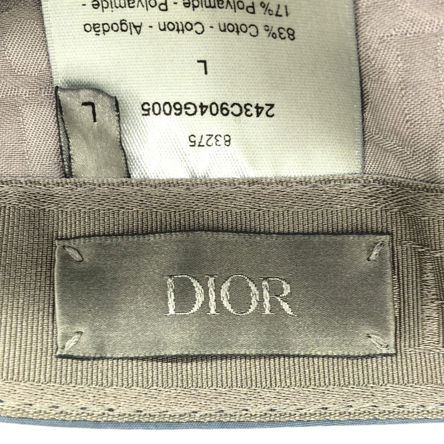 Dior Blue Polyester Cap - Timeless Elegance