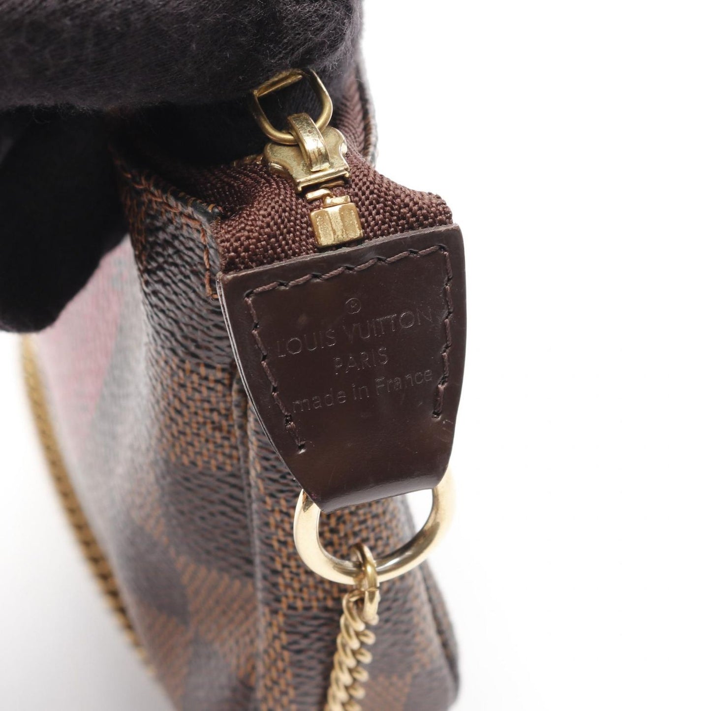 Louis Vuitton Mini Pochette Accessoires Damier Ebene Handbag