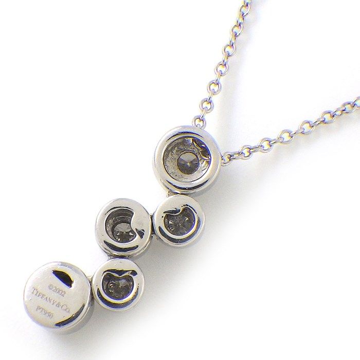 Tiffany & Co. Bubble Necklace with 5-Point Diamond in Platinum