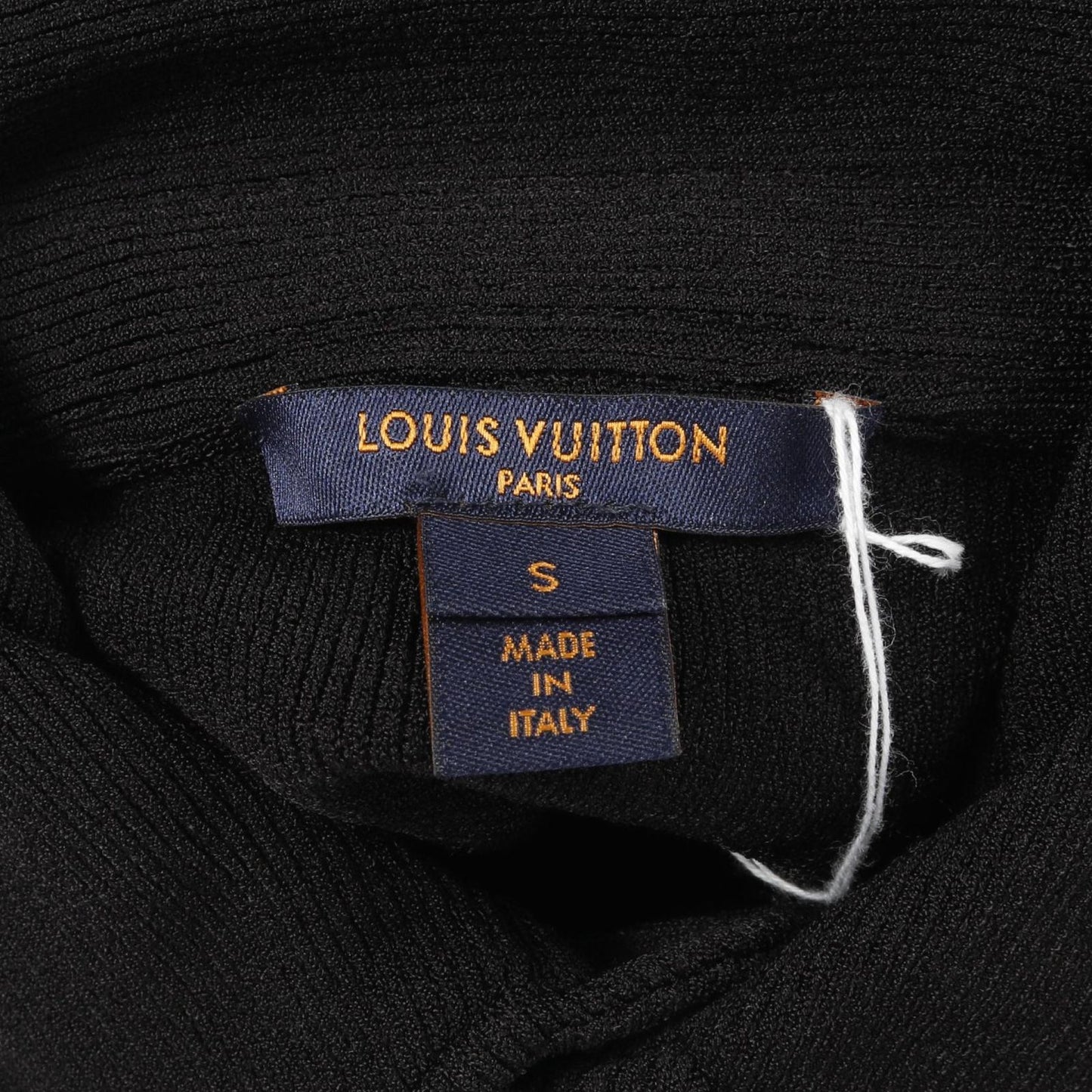 LOUIS VUITTON Black Rayon Knit Sweater - Timeless Elegance