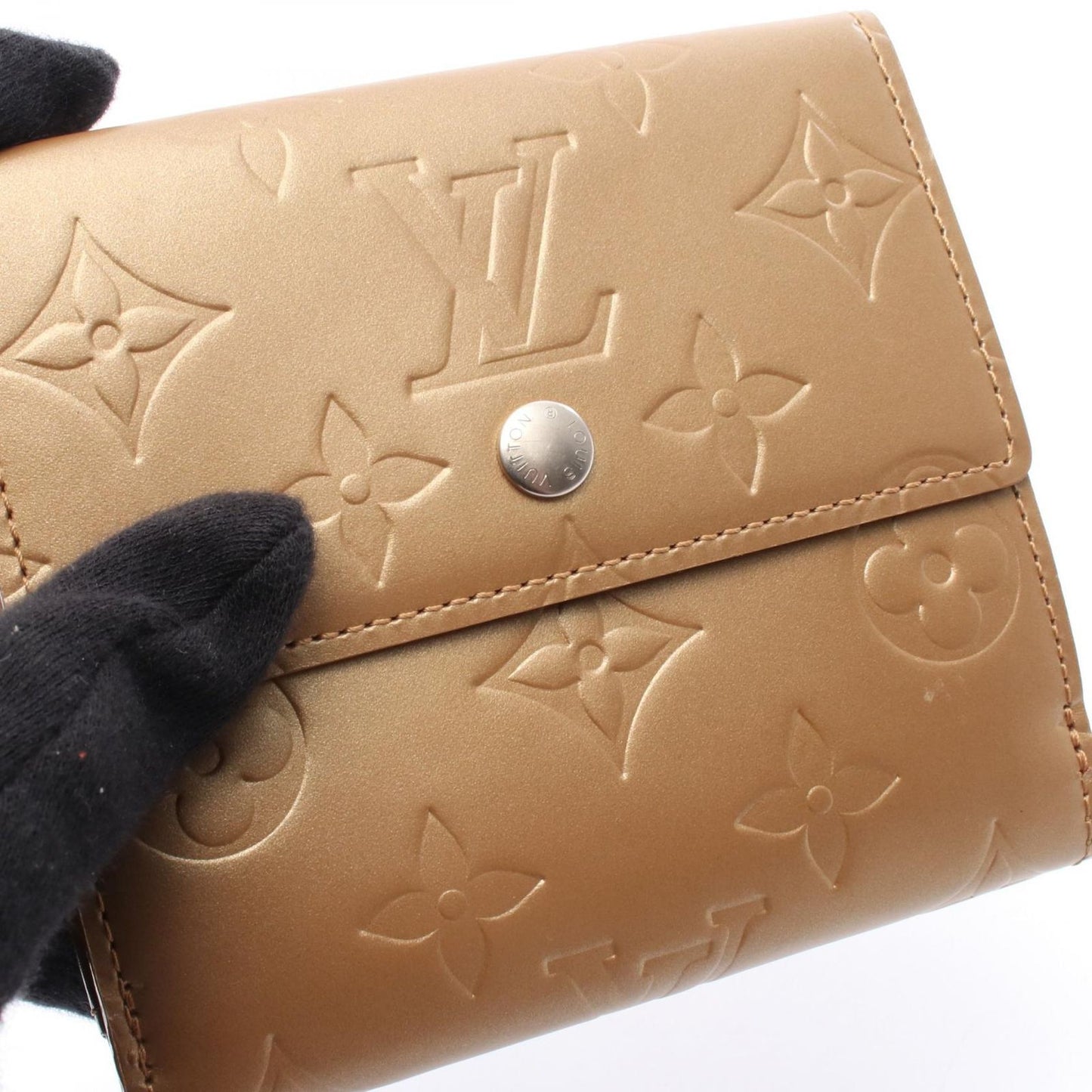 Louis Vuitton Monogram Matte Leather Wallet - Exclusive Design