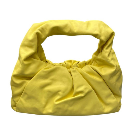 Bottega Veneta Yellow Leather Hobo Shoulder Bag - Exquisite Craftsmanship
