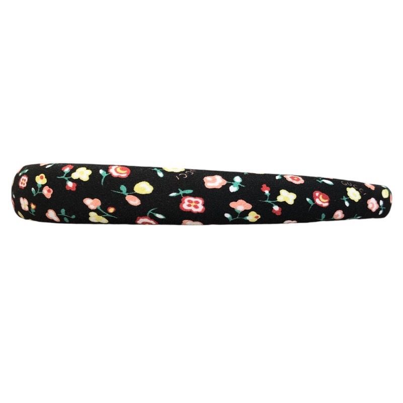 GUCCI Black Cotton Flower Headband - Exclusive LIBERTY Collaboration