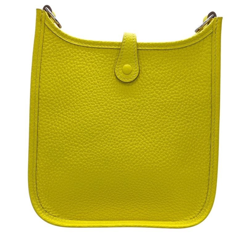 HERMES Evelyn TPM Lime Togo Leather Shoulder Bag - Exclusive