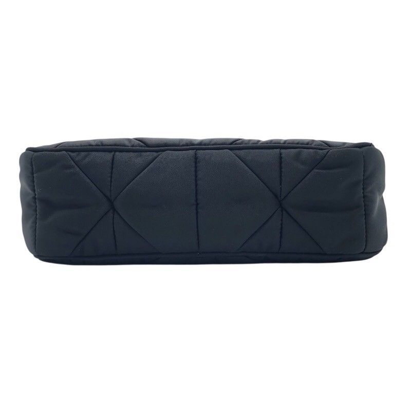 PRADA Padded Re-Nylon Shoulder Bag - Black & Silver Hardware