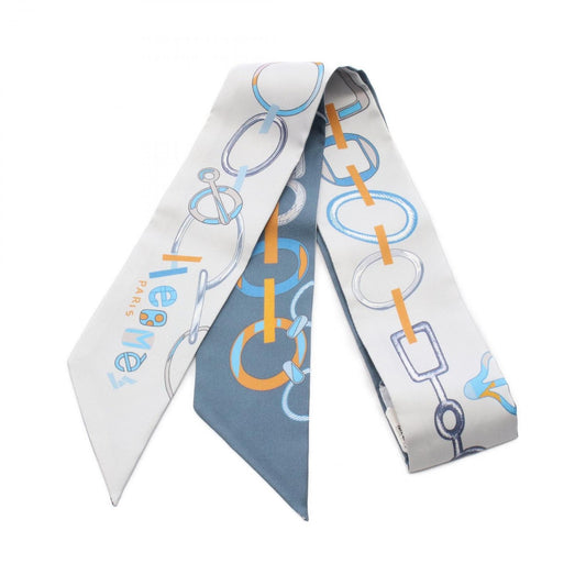 HERMES DO RE BOUCLES Twilly Scarf - Exquisite Silk Accessory