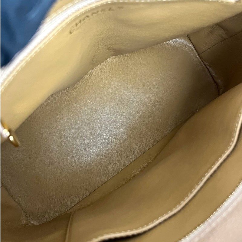 CHANEL Reissue Tote A01804 Beige Caviar Leather Handbag