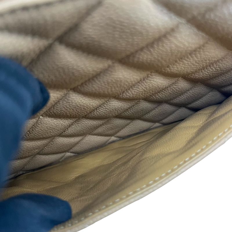 CHANEL Reissue Tote A01804 Beige Caviar Leather Handbag