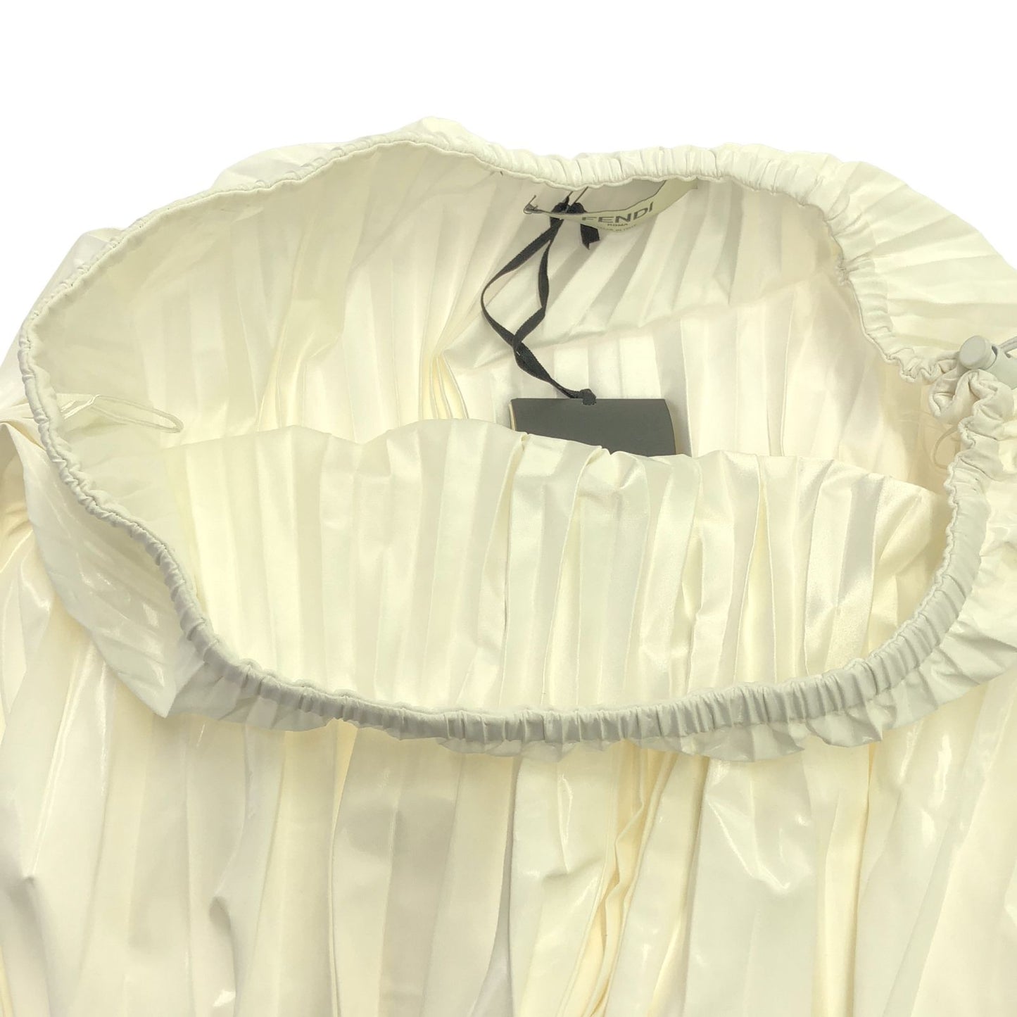 FENDI White Polyester Skirt - Elegant Design, Size EU 42