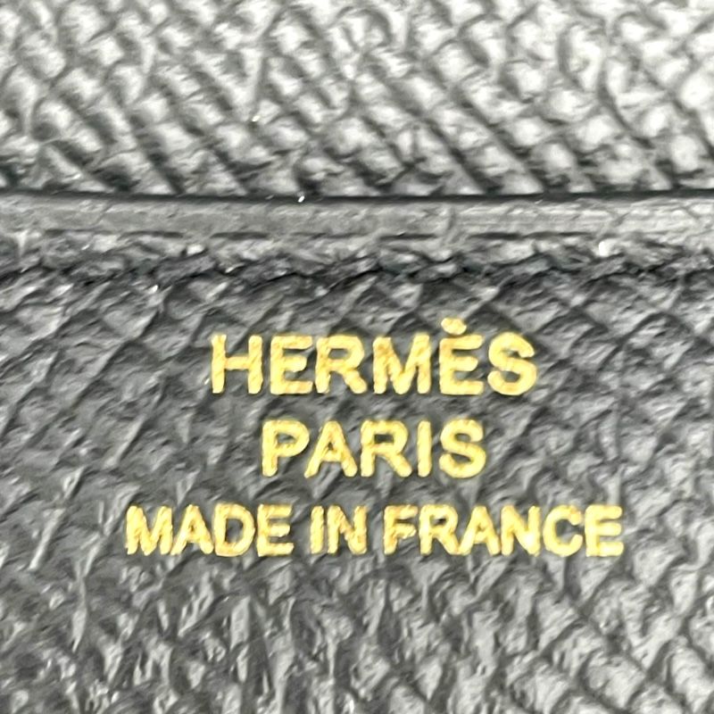HERMES Constance 3 Mini Black Epson Shoulder Bag with Gold Hardware