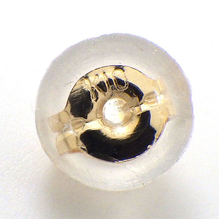 K10YG Twisted Circle Link Swing Earrings - Exquisite Craftsmanship