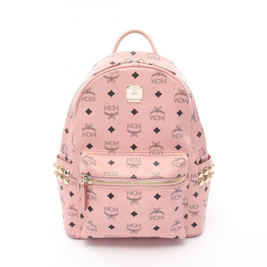 MCM Visetos Pink Leather Backpack - Exquisite Craftsmanship