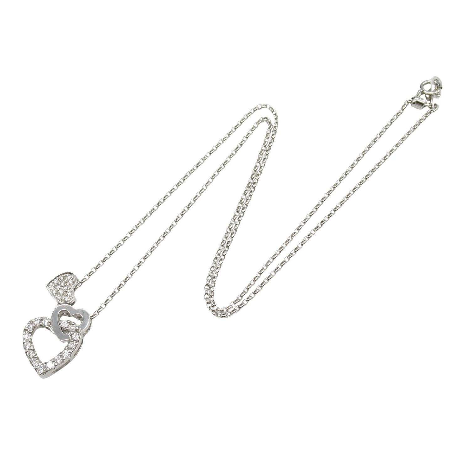 Elegant K18WG Diamond Necklace - 0.48ct Luxury Jewelry