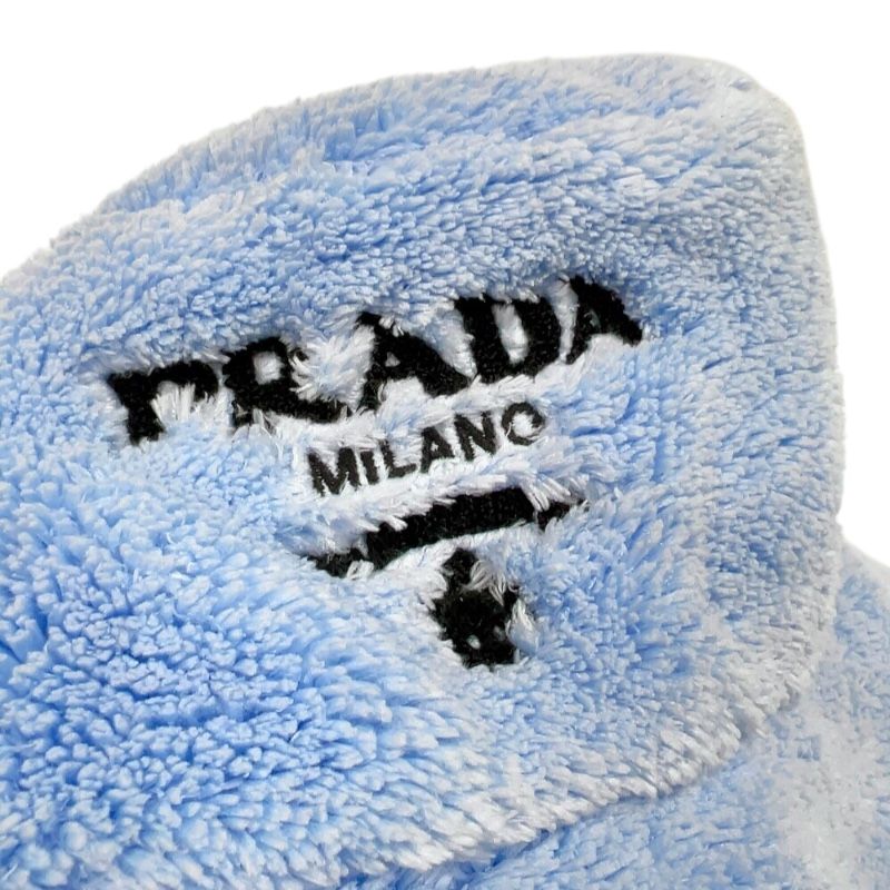 PRADA Light Blue Bucket Hat - Unisex - Exquisite Craftsmanship