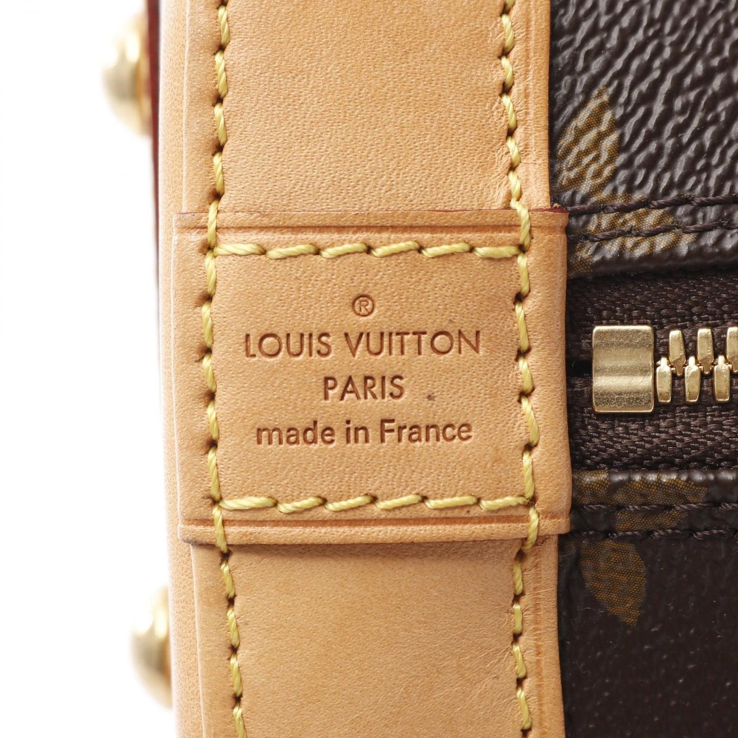 Louis Vuitton Alma BB Handbag - Timeless Elegance in Brown Monogram