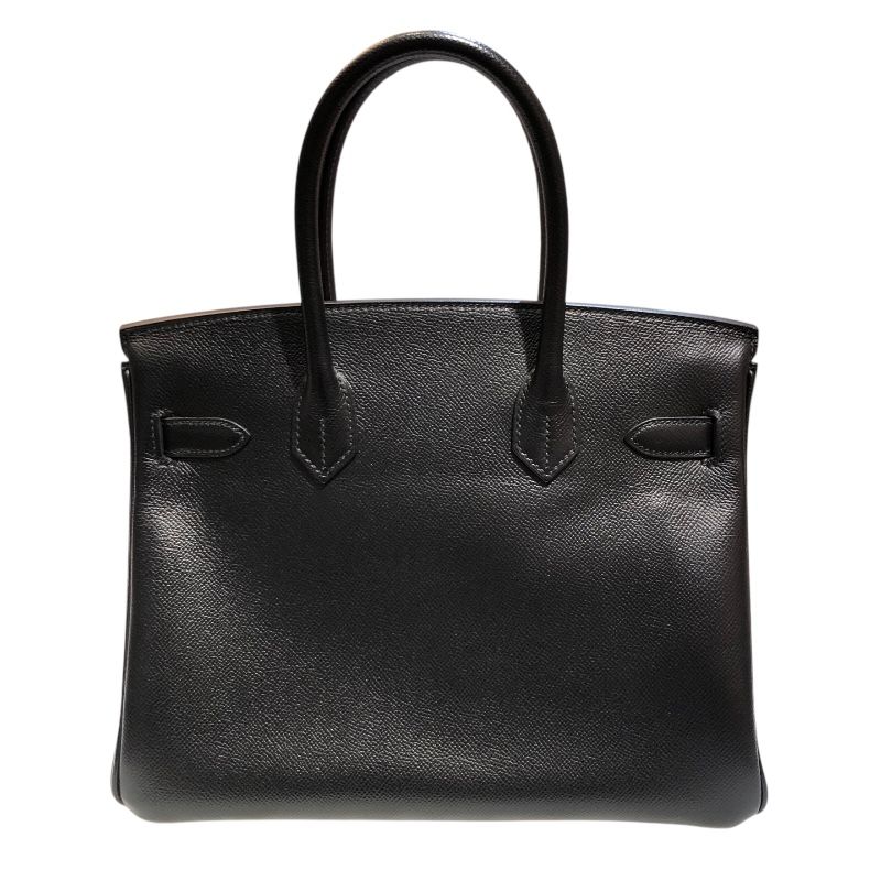HERMES Birkin 30 D Stamp Black & Gold Hardware - Exquisite Craftsmanship