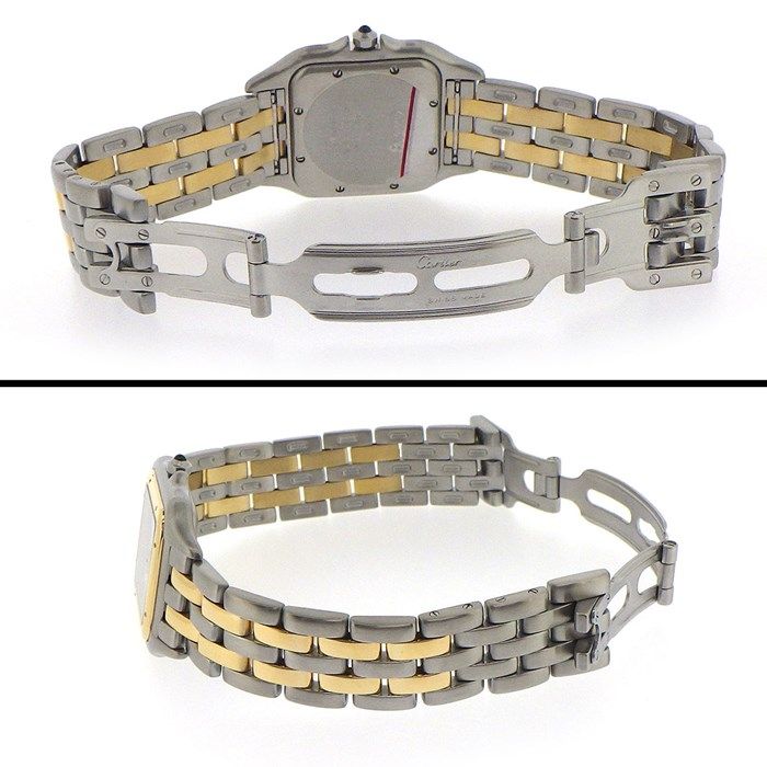 Cartier Panthère MM W25028B6 Square Watch - K18YG & SS