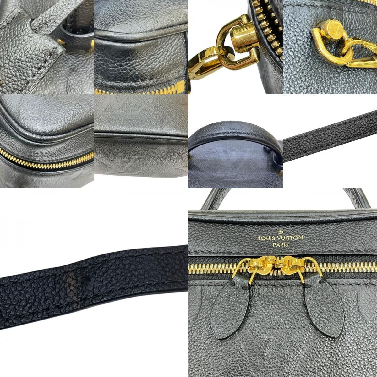 Louis Vuitton Vanity PM M45598 Black Monogram Empreinte Handbag